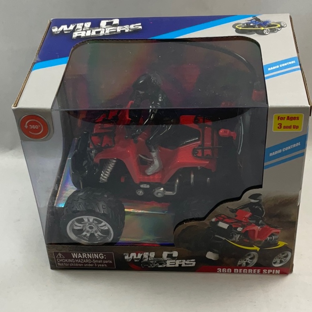 R/C Drift Atv with rider 360 Degree Spins, 1 Red Brand New Toy  Ages 3 Up